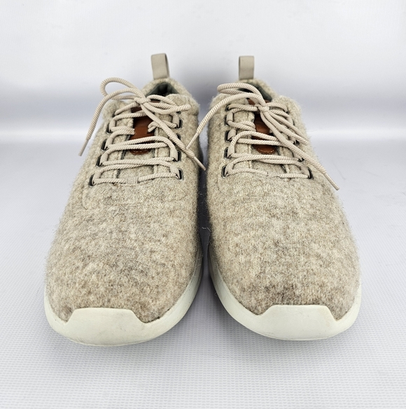 Johnston & Murphy Men's Amherst Wool U-Throat Sneakers Beige Size 10 - Picture 2 of 9